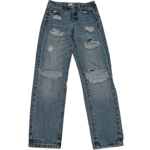 Garage Distressed Jeans, Size 00